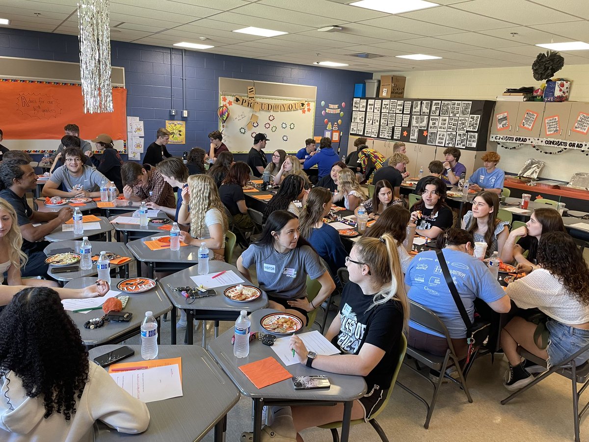 Congratulations to our <a href="/SchultzPacers/">Schultz Elementary</a> seniors!  We had a great time celebrating you this week at our senior lunch!  🧡🖤