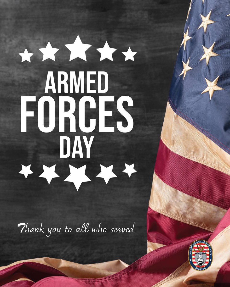 🫡🇺🇸

Today, on Armed Forces Day, we honor the brave men and women who serve and protect our Nation. To our veterans, we thank you for your service and sacrifices. May we always remember to honor and support our troops, today and every day.

#ArmedForcesDay #SurfaceWarriorCulture