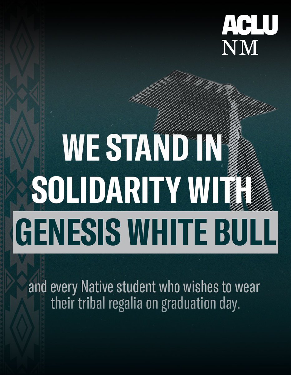 Graduation is a time of celebration and community. What happened to Genesis White Bull at Farmington High School should not happen to any Indigenous student who wishes to wear their tribal regalia at their graduation.
