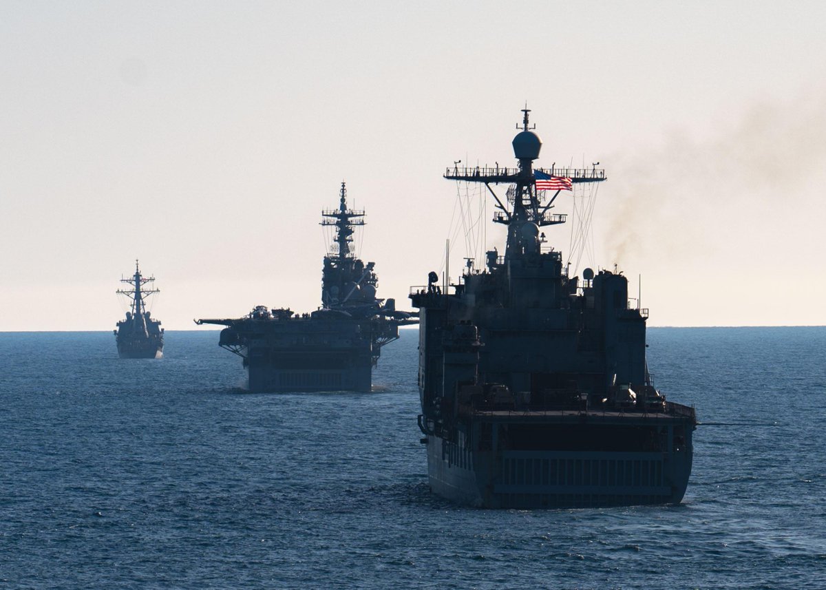 Job well done. 🫡⚓️🚢🇺🇸

USS Wasp (LHD 1)  (ARG) and  24th Marine Expeditionary Unit completed Composite Training Unit Exercise (COMPTUEX), May 12, 2024. USS Cole (DDG 67) completed their COMPTUEX alongside the WSP ARG-24th MEU team, May 7.