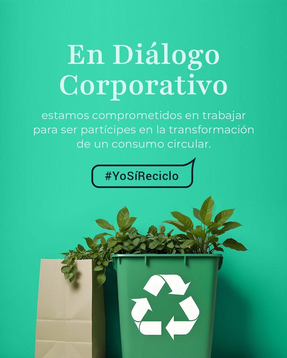Renovemos nuestro compromiso con el planeta. Cada acción cuenta: reduce, reutiliza y recicla. Juntos podemos hacer la diferencia. 🌍💚 #DíaDelReciclaje #PlanetaSostenible♻️