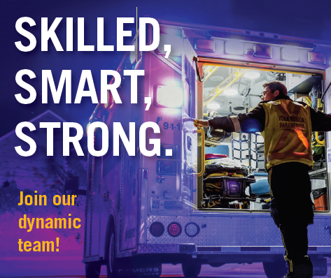 YorkParamedics's tweet photo. We're hiring! 🚑

We're seeking dedicated #Paramedics to join our team! If you're passionate about making a difference in the community, apply now!  

For information visit, https://t.co/25LvAlbzAv https://t.co/PGXvJd48KK