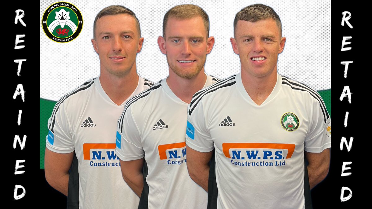 ⚫️ Retained ⚪️

We’re delighted to announce that club captain Reece Fairhurst, James Jones & Alex Jones have committed to CPD Y Rhyl 1879 for the 24/25 season.

#sunnyrhyl ☀️ #retained 😊