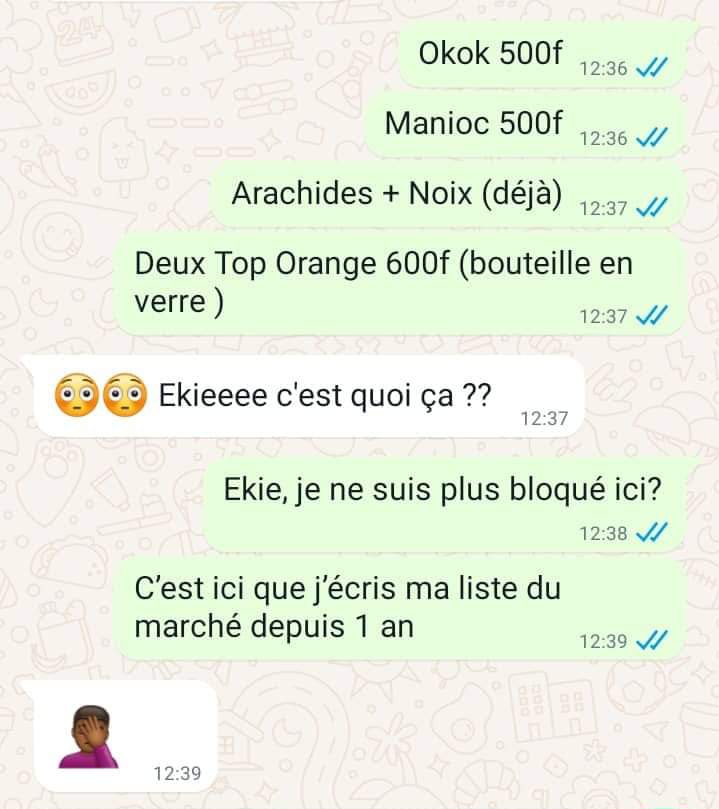 Quand vous nous débloquez informez nous en même temps nor😂😂😂😂😂