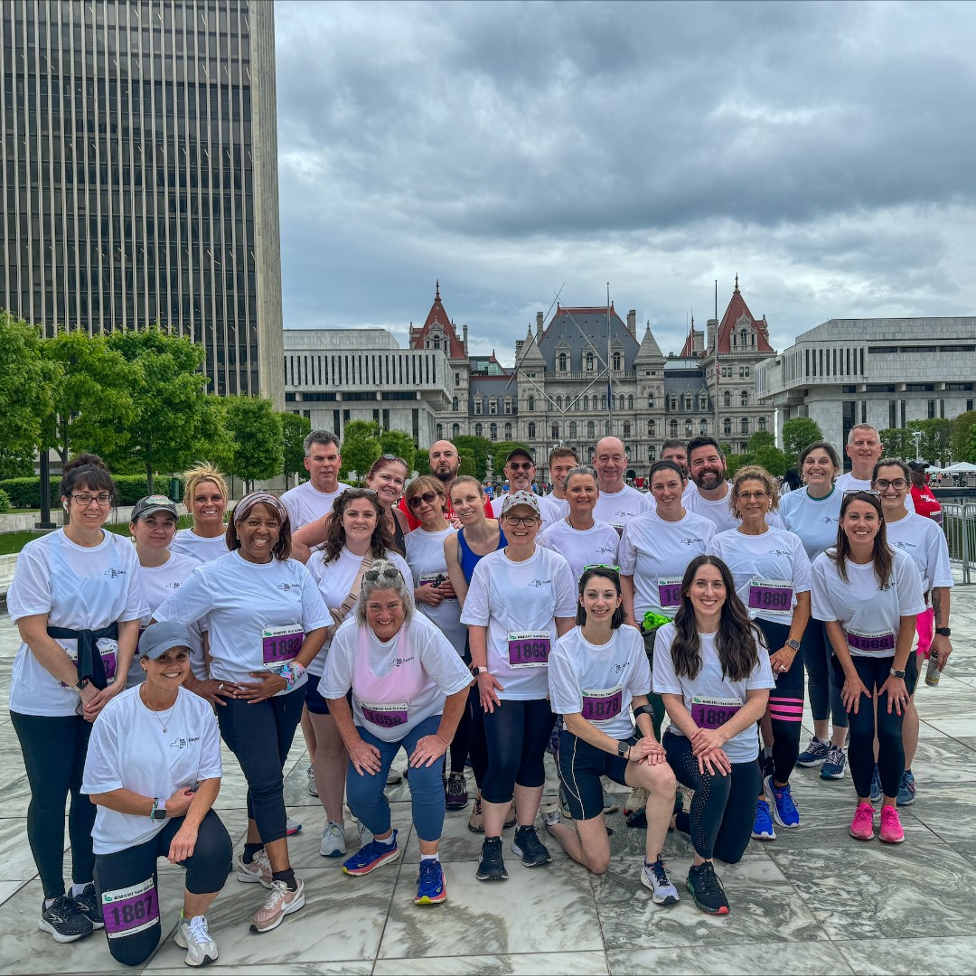 NYS_DASNY's tweet photo. A huge SHOUT OUT 📣 to Team DASNY for taking part in the #CDPHP Workforce Team Challenge race! Great job to our team, and to all this year's participants! 🏃‍♀️🏃‍♂️ https://t.co/YUpphdQxUI