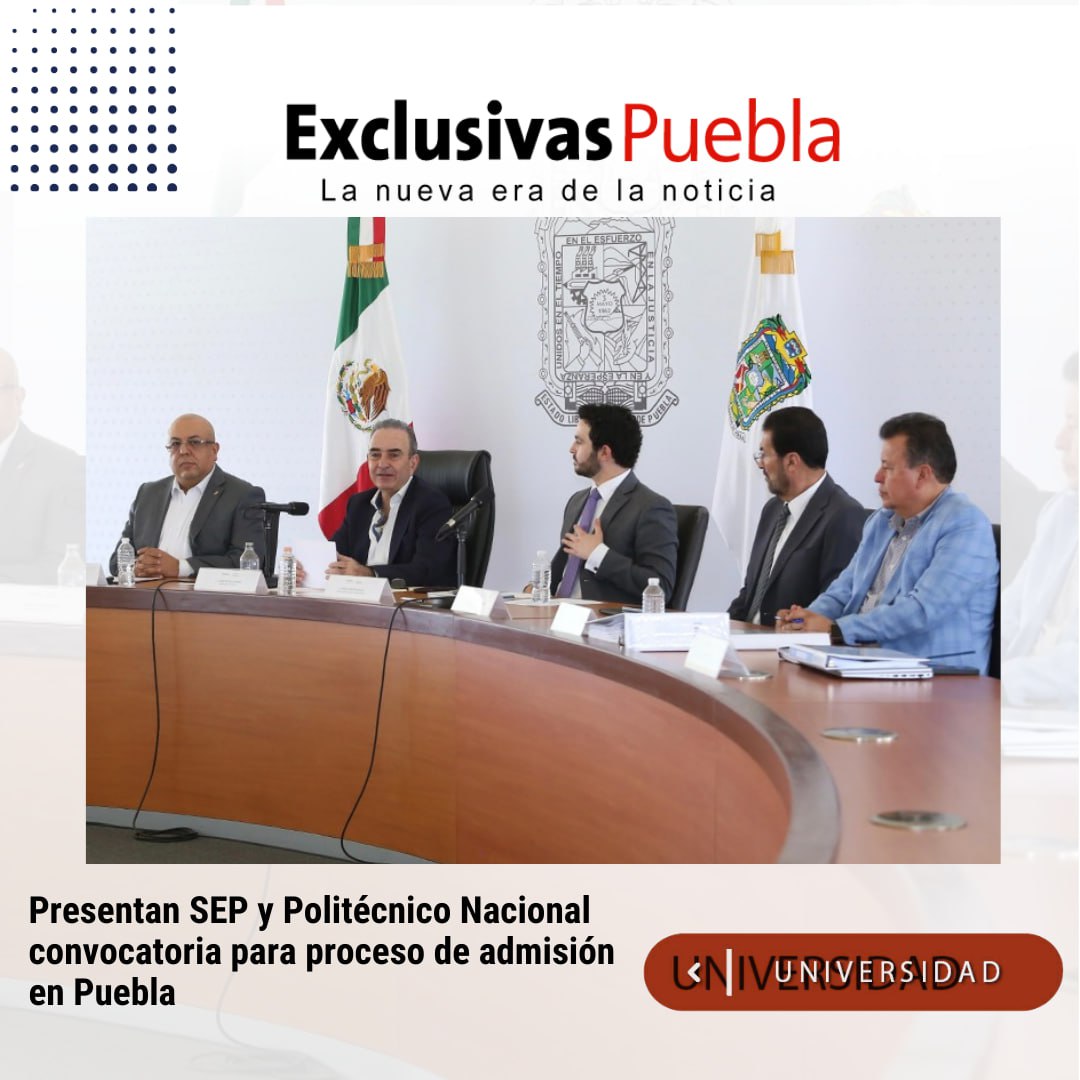 El Instituto Politécnico Nacional (IPN) en Puebla presentó la “Convocatoria del Proceso de Admisión 2024-2025”, mismo que iniciará con el registro de los aspirantes del 20 de mayo al 13 de junio del presente año en la página ipn.mx .
#ExclusivasPuebla