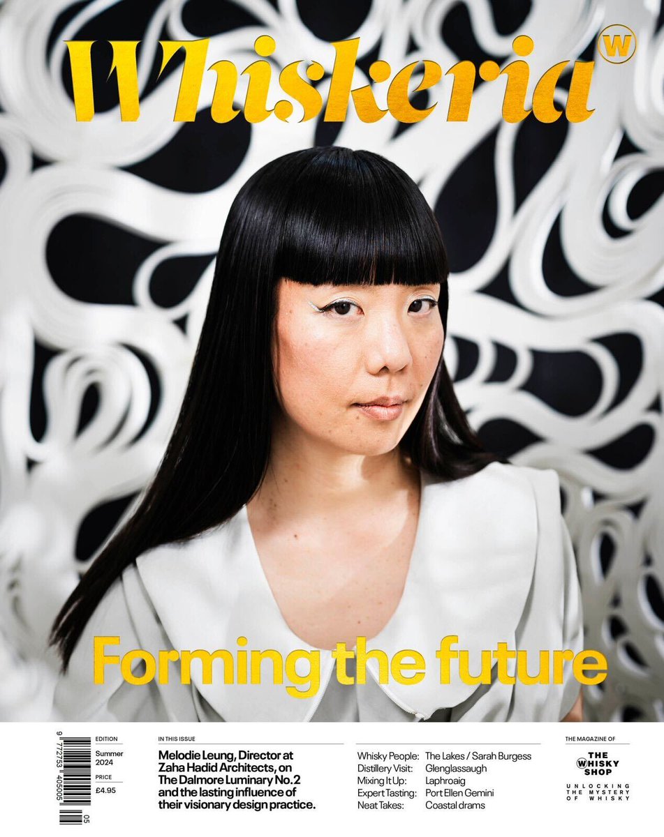 Introducing our Whiskeria summer 2024 cover star Melodie Leung! 🌟 In our latest issue, Melodie Leung, Director at Zaha Hadid Architects, takes us on an exclusive look behind the scenes of their innovative global practice and discusses the concepts and process behind The Dalmore