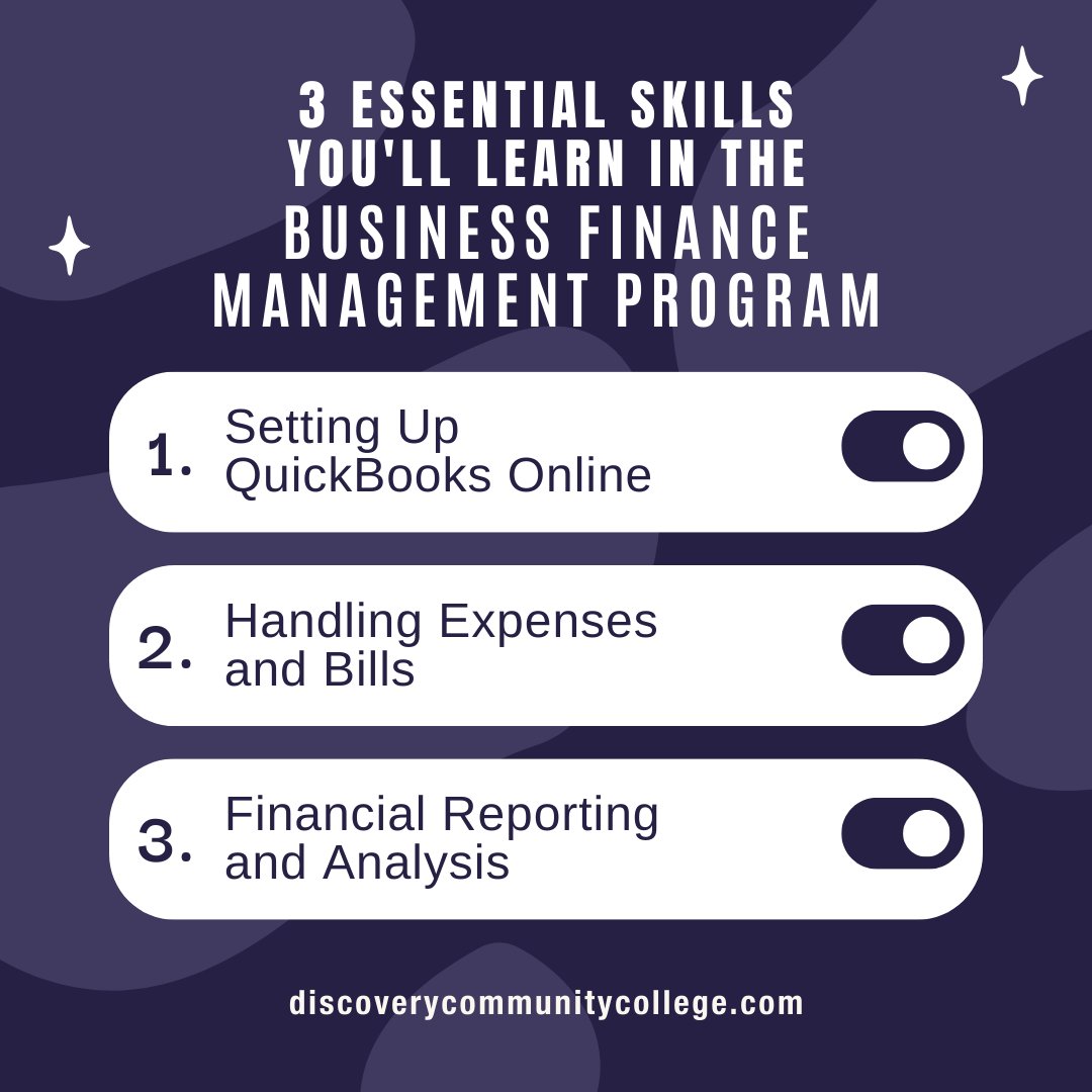 Master these skills with our Business Finance Management Program! 📊

✅ Learn to set up QuickBooks for different business scenarios.
✅ Efficiently manage expenses and bills.
✅ Analyze detailed financial reports for strategic decisions.

Learn more: hubs.li/Q02wYS590
