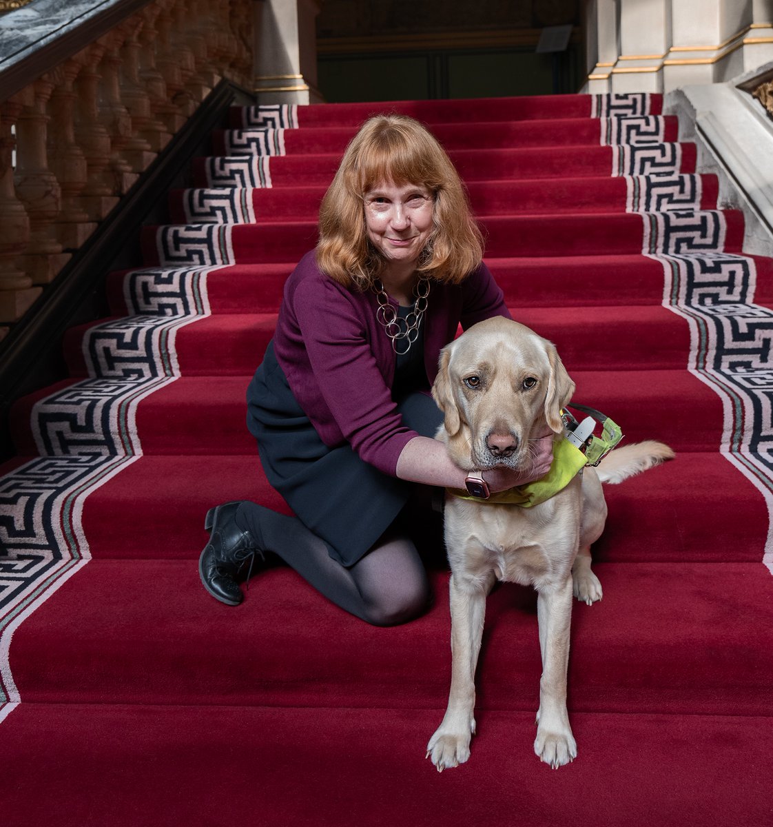 Victoria Harrison, a former RNC student, is making headlines as the UK's first blind ambassador. She will take up her new post as His Majesty's Ambassador to Slovenia in August accompanied by guide dog Otto. Read all about this history-making appointment:rnc.ac.uk/news-item.aspx…