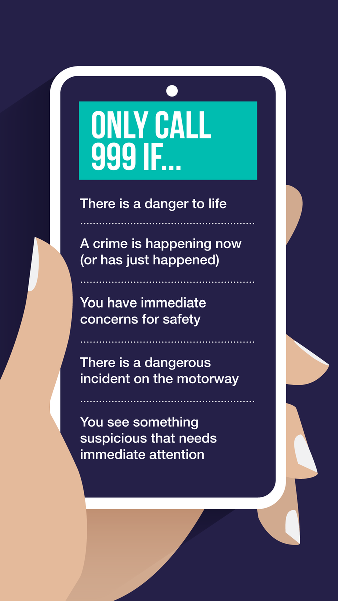 Help us keep 999 lines clear for your emergencies. Know when to call 999: orlo.uk/nOxzz #GoOnlineIfNot999