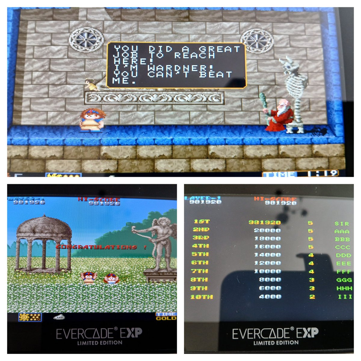 sir_top_and_hat's tweet photo. 💥 #Wardner 💥
🚨Completed🚨
#Toaplan #arcade collection 2
Brilliant arcade #game so much fun loved the hidden stuff too!
It's not too difficult you can get quite a way in on 1 credit
Plus I love a game with a shop!!!
#Evercade completion no 💥 318 💥
Happy #gaming 🕹🎩 https://t.co/UEXfOG3CYE