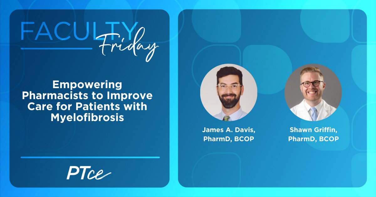 This Friday, we would like to highlight the following program, originally broadcasted at Oncology Pharmacists Connect 2023, and thank our expert faculty James A. Davis, PharmD, BCOP, and Shawn Griffin, PharmD, BCOP! Learn more: bit.ly/3QB07T0 #PTCE #FreeCE