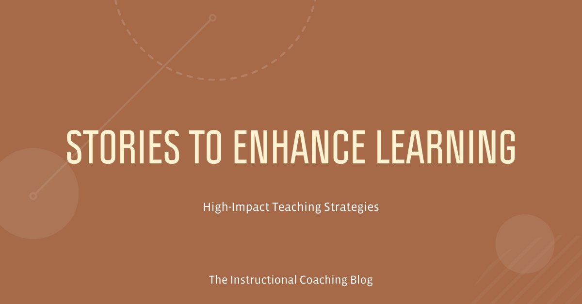 How can #stories be integrated into today’s teaching practices in a way that enhances #learning for students? This blog examines the purpose of telling stories in the classroom & how to effectively use this powerful #teachingstrategy.

Read more: ow.ly/uJxC50RFWi7