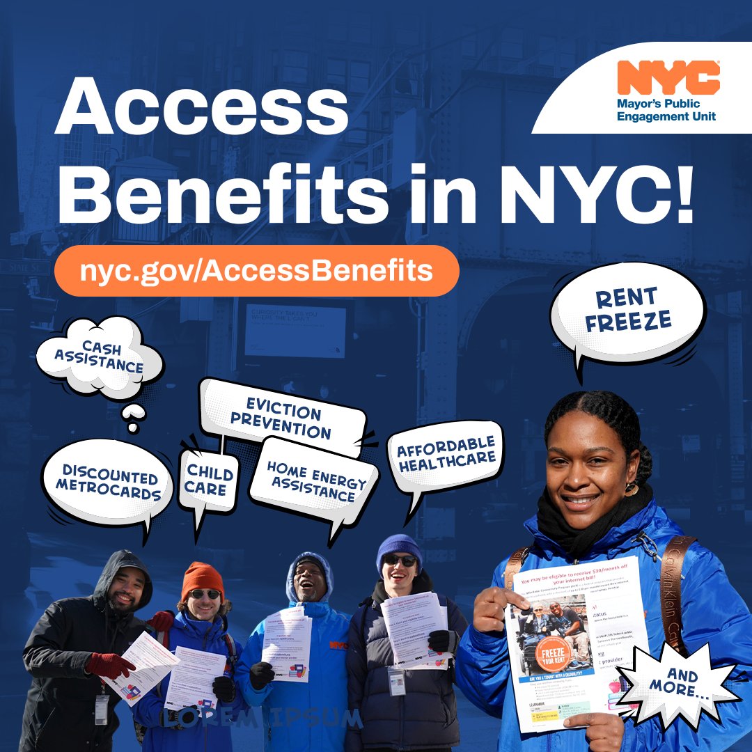 Time for a financial checkup! Discover over 70 programs and services that could help you save time and money. Find out what you may qualify for with a benefits screening from our team at nyc.gov/AccessBenefits.