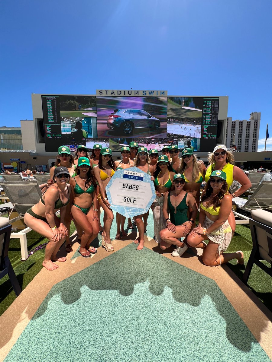 Bring your babes and watch some golf. ⛳ Join us this weekend for the #PGA Championship golf tournament, you won’t want to miss this ultimate experience. Reserve: circalasvegas.com/event/EVE53555… #StadiumSwim #CircaLasVegas