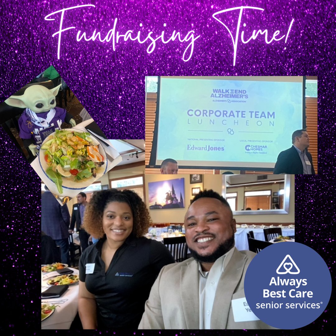 The Always Best Care team was excited and inspired during the Corporate Luncheon in support of the @alzassociation! 

#EndAlzheimers #alzheimerscare #weloveourseniors #AlwaysBestCare #theWoodlands #EndALZ