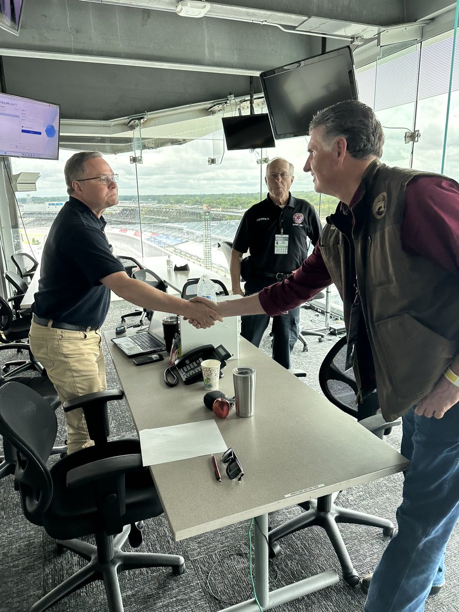 I got to meet with @SPEEDWAYFIRE, get a tour of the Safety Command Center, and thanked our first responders for keeping us safe during race weekend. On Race Day, @IMS becomes Indiana's 2nd largest city, and their work is crucial to keeping everyone safe. #FirstResponders #Indy500