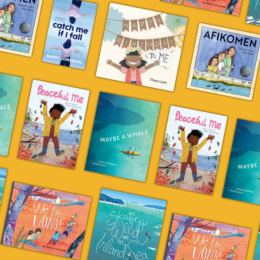 There are some very good books on the Bank Street 2024 Best Books of the Year List! 🙌 💛 MAYBE A WHALE 💛 HAPPY BIRTHDAY TO ME 💛 PEACEFUL ME 💛 AFIKOMEN 💛 SKATING WILD ON AN INLAND SEA 💛 WE ARE LIONS! 💛 CATCH ME IF I FALL Thansk @bankstreetedu!