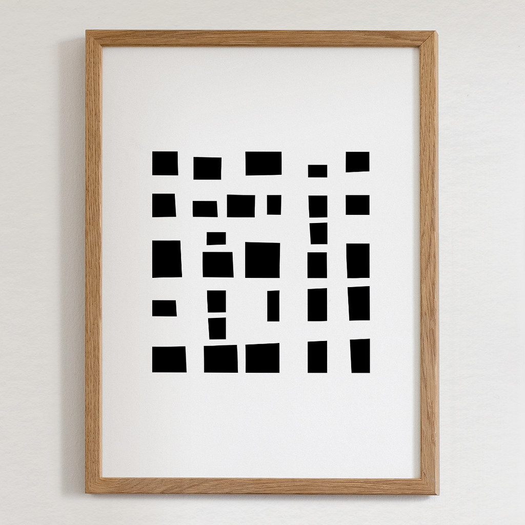 Organic Minimalism 2 | Black & White Abstract by Menega Sabidussi #black #white #minimal #art #blackwhite #minimalistic #abstracts #modernart #artprints #framedprints #japandi #scandi #scandinavian printler.com/en/poster/1295…