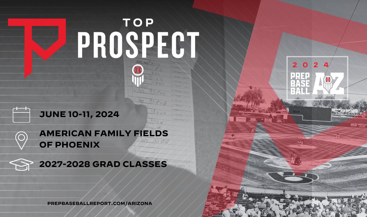 🚨𝐑𝐄𝐐𝐔𝐄𝐒𝐓 𝐈𝐍𝐕𝐈𝐓𝐄 𝐁𝐄𝐋𝐎𝐖🚨 ⚾ Underclass Top Prospect Games 🗓️ June 10 & 11 📍 American Family Fields of Phoenix 🎓 2027 & 2028 classes 💻 Full Tech Package + Gameplay Request Invite➡️ loom.ly/JdsBtUo