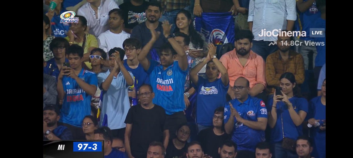 Standing Ovation For Rohit Sharma in Wankhede Stadium🥹💙

WILL BE REMEMBERED!!