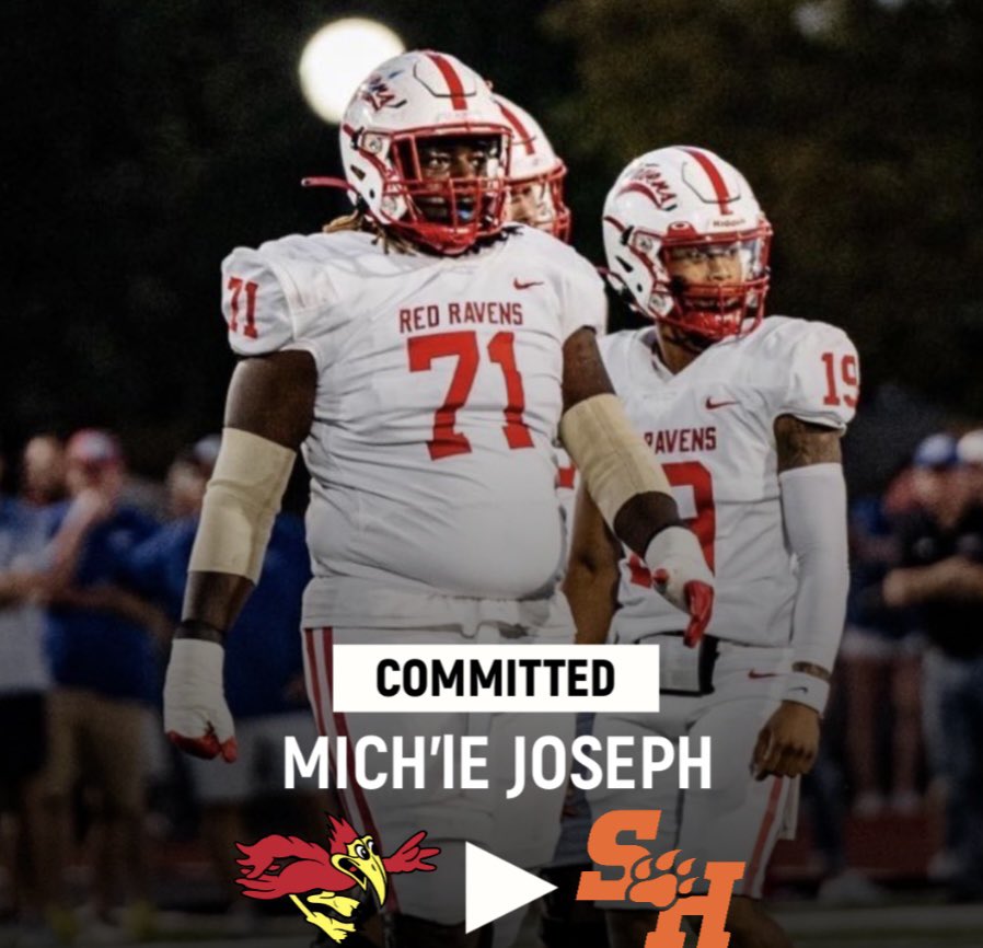 @BearkatsFB has picked up a commitment from Coffeyville CC OL Mich’Ie Joseph!

Joseph also held an offer from Texas State.