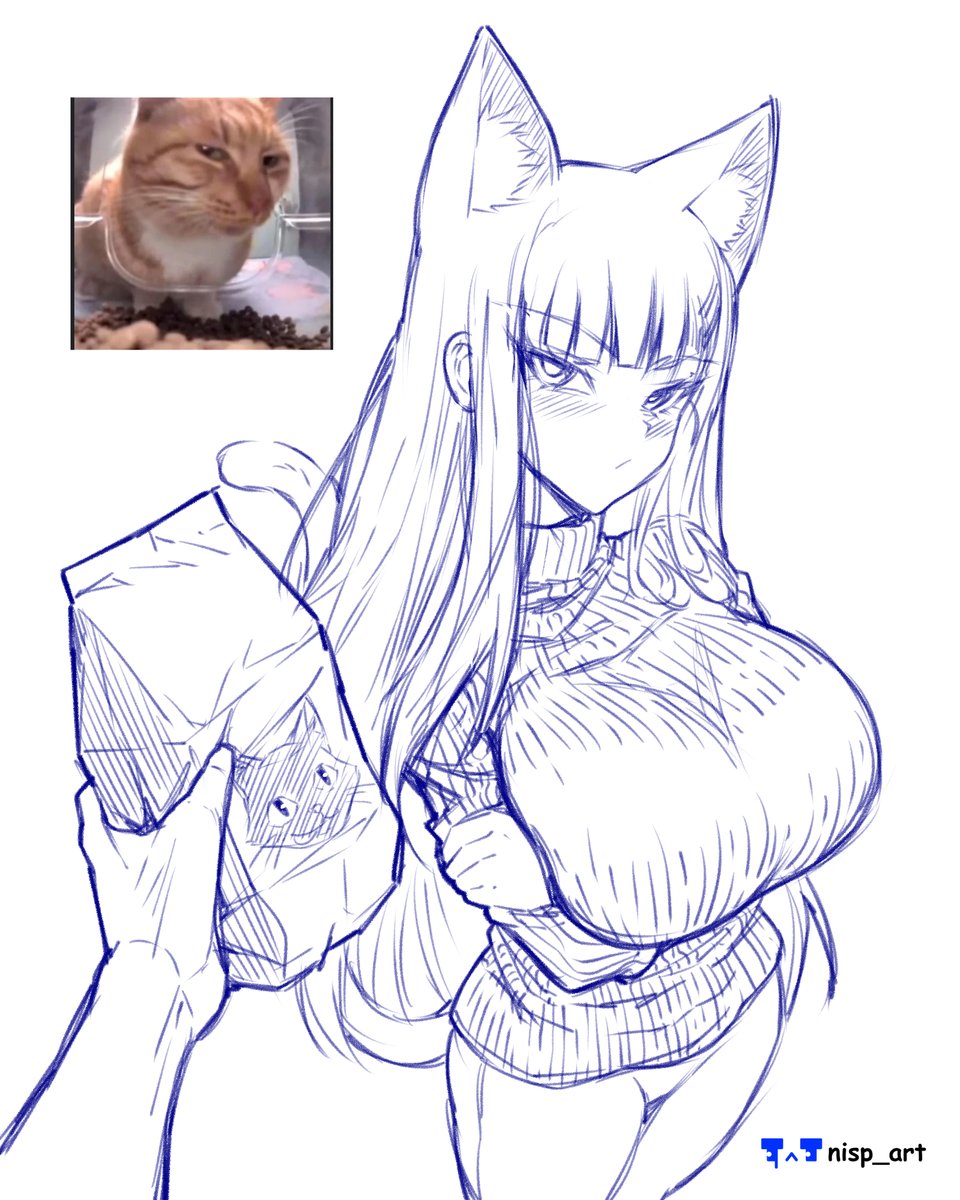You won't buy it

#sketching #animegirl #catmem #meme