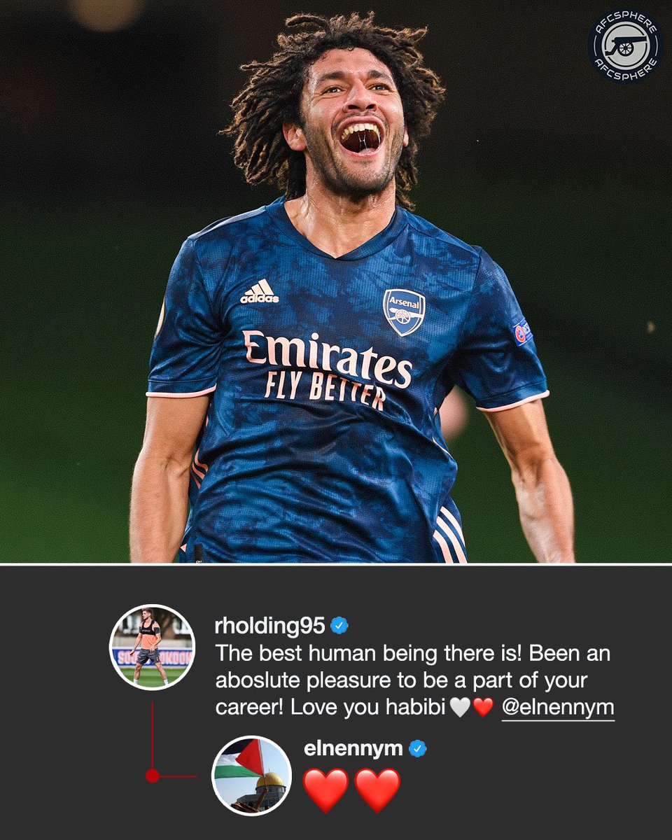 Rob Holding’s message to @ElNennY. ❤️