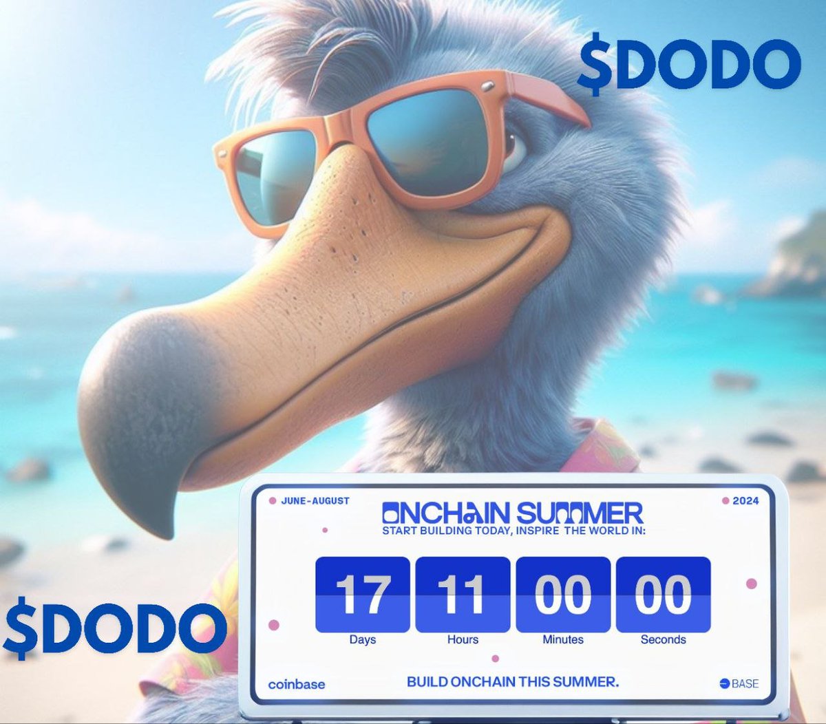 Hello Bird lovers and #Base enthusiasts

#Base #Onchain is coming  $Dodo @base 

 t.me/DodoOnBase - Join the flock!
