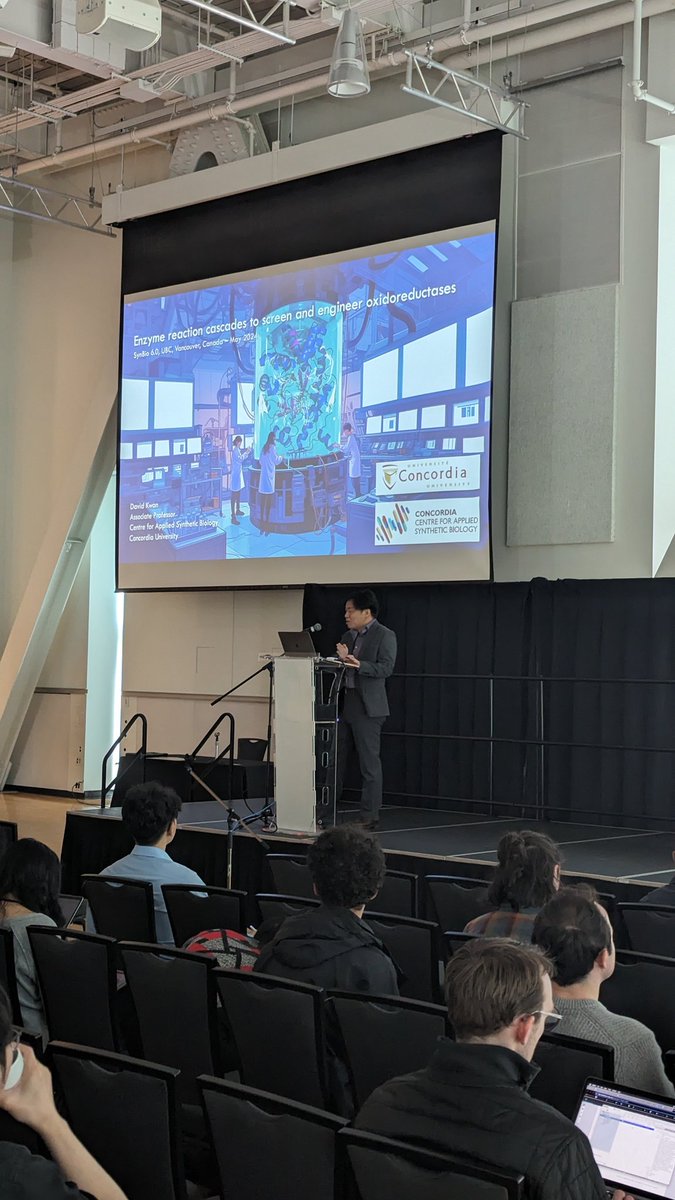 <a href="/DavidKwanPhD/">David Kwan</a> on enzyme engineering. 🔧🧬
#synbio6
