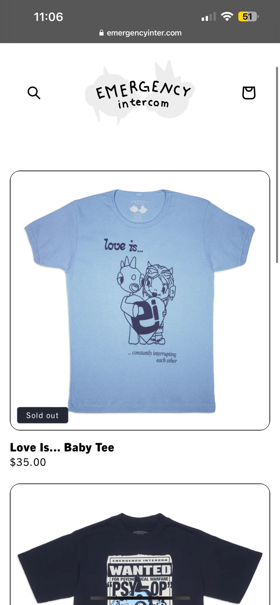 トップス heaven EMERGENCY INTERCOM BABY TEE 💌 on X: 