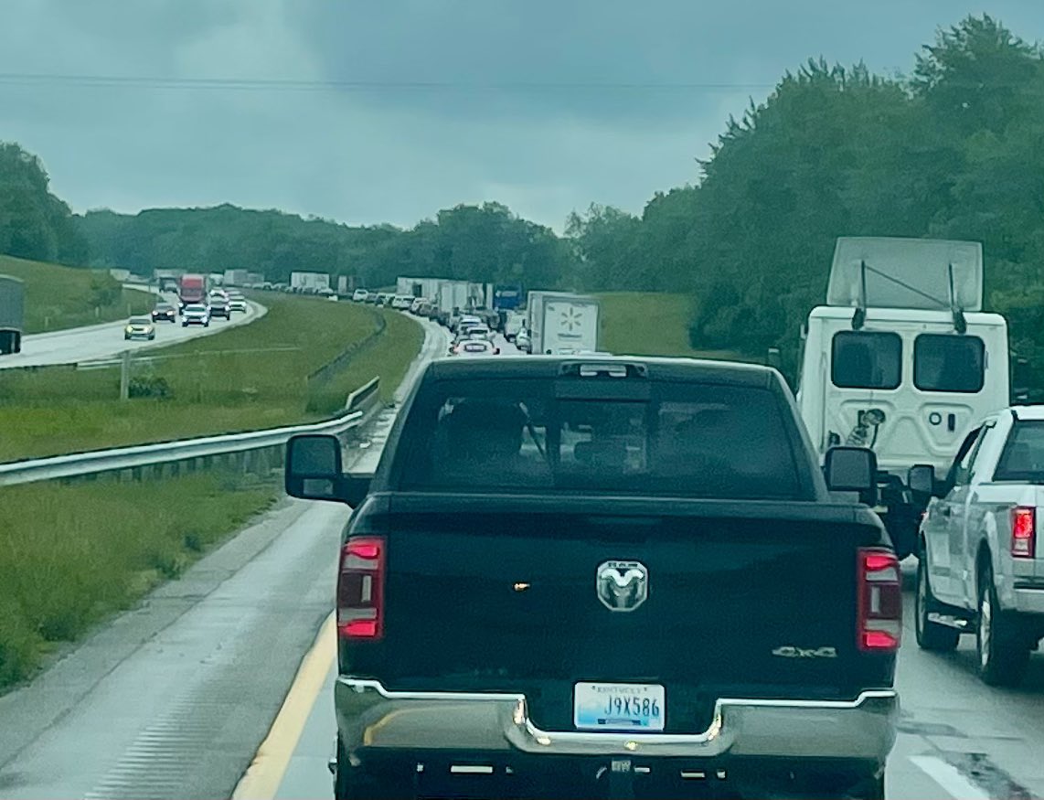 Gatlinburg traffic backed all the way up to Frankfort…🥴