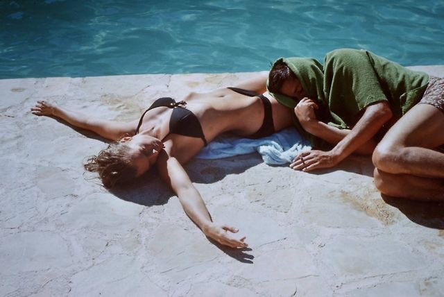 Romy Schneider & Alain Delon in La Piscine, 1969