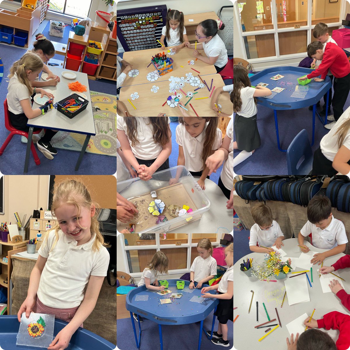 P3 enjoyed Expressive Arts Friday completing a range of flower art, fine motor and problem solving activities. We used water colours to paint sunflowers and tried out a blooming flowers experiment! ! We had a lot of fun using our creative skills  💐🧫🌻 #powerofPlean