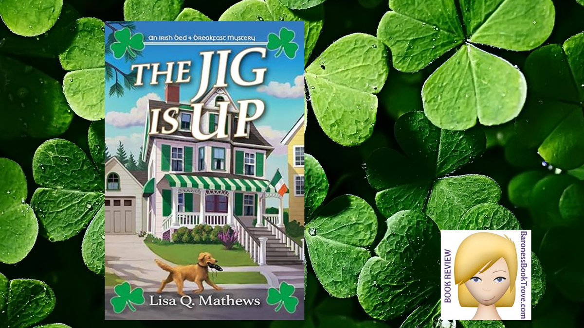 💃📚 Book Review📚🍀 
Hi. I did a #bookreview for THE JIG IS UP by @lisaqmathews. It’s the 1st book in the Irish Bed and Breakfast Mystery series! It was a good book.
buff.ly/3WKsyBu
#TheJigIsUp #NetGalley #IrishBedandBreakfastMystery #cozymystery #StPatricksDay