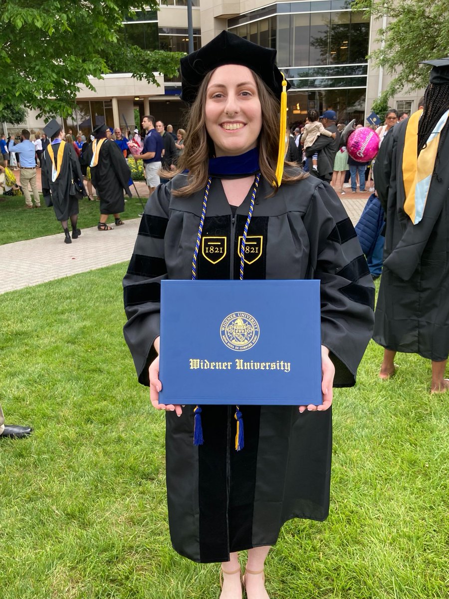 how it started... how it ended Shannon Price-Karna began her educational journey at the Widener Child Development Center She capped it off this week by earning her doctoral degree in clinical psychology from Widener