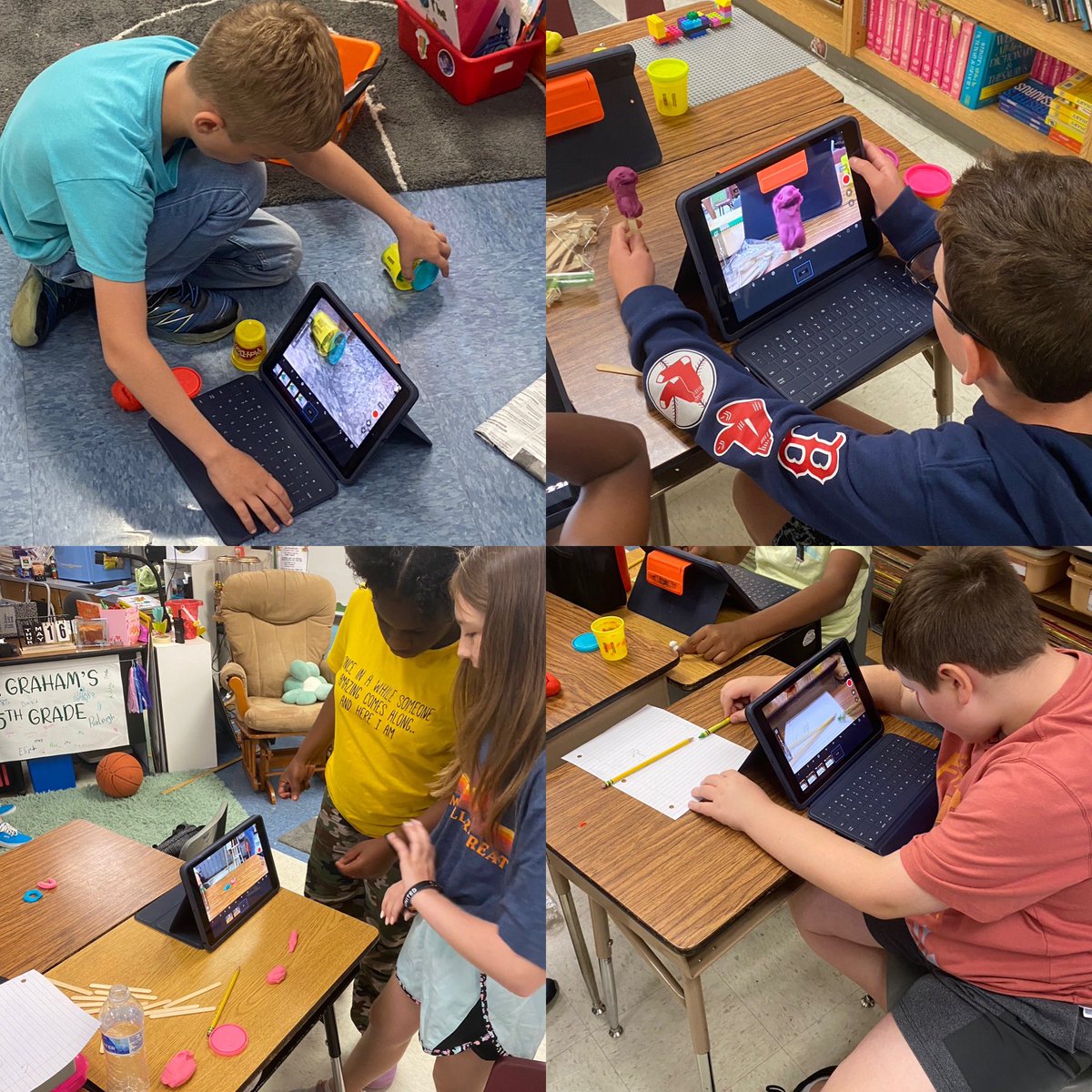 Stop motion creations! <a href="/BBOwenES/">BB Owen Elementary</a> <a href="/LISD_GT/">LISD G/T</a> #lisdgt #BBOThinkapalooza