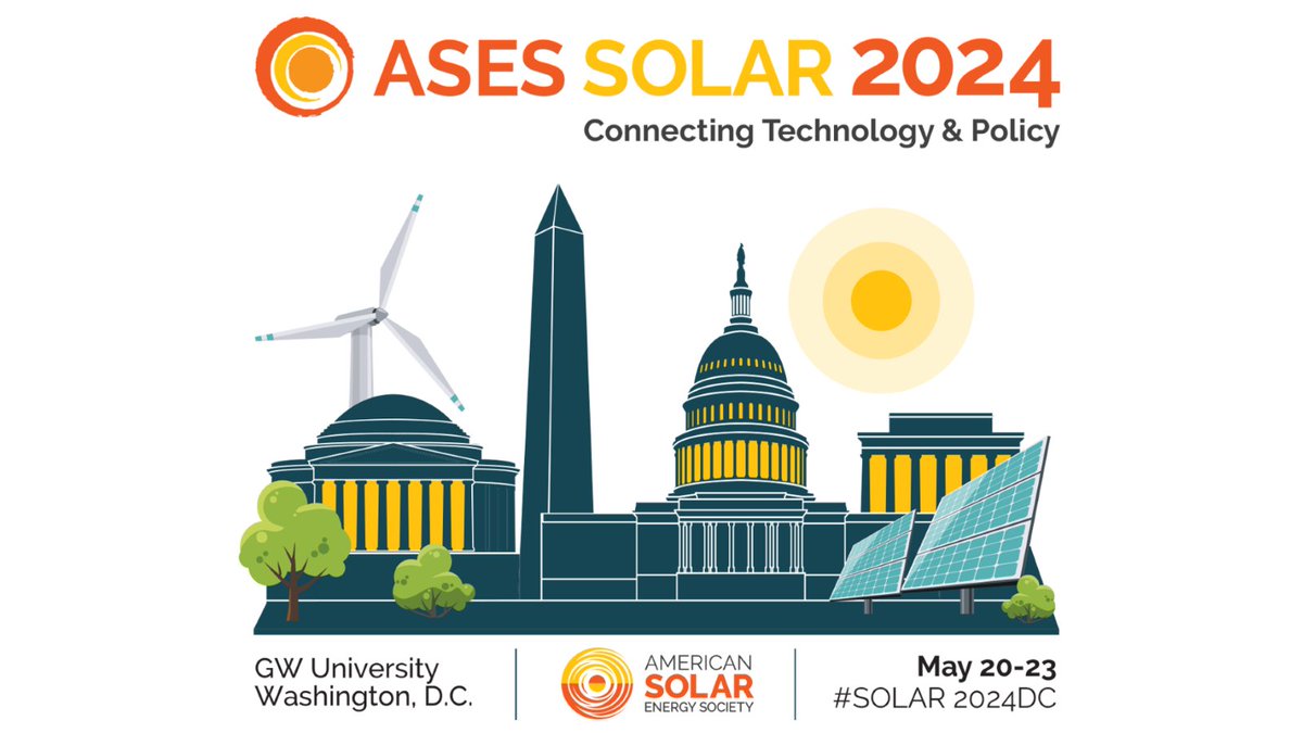 Join us at ASES Solar 2024: Connecting Policy & Technology on May 20-23 in Washington, D.C.! IREC's Larry Sherwood and Cynthia Finley will speak on the 'Workforce Transformation Panel: Re-training & Empowering a Diverse Workforce.' Register: ases.org/conference/! @ASES_Solar