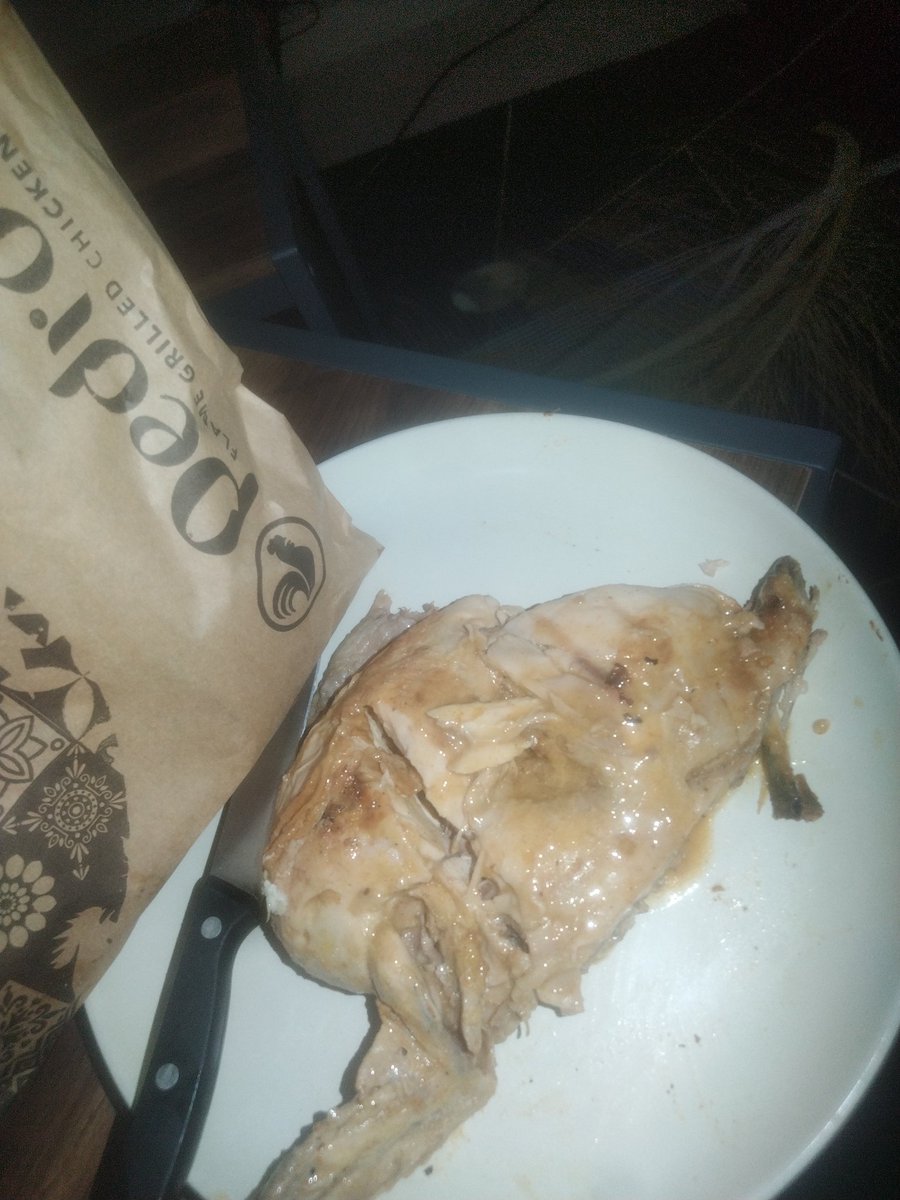 LaniManna's tweet photo. So @PedrosChicken Dobsionvile Soweto they only boil the chicken and take off drum stick?.

Im so disappointed https://t.co/hi9x4gjiLL