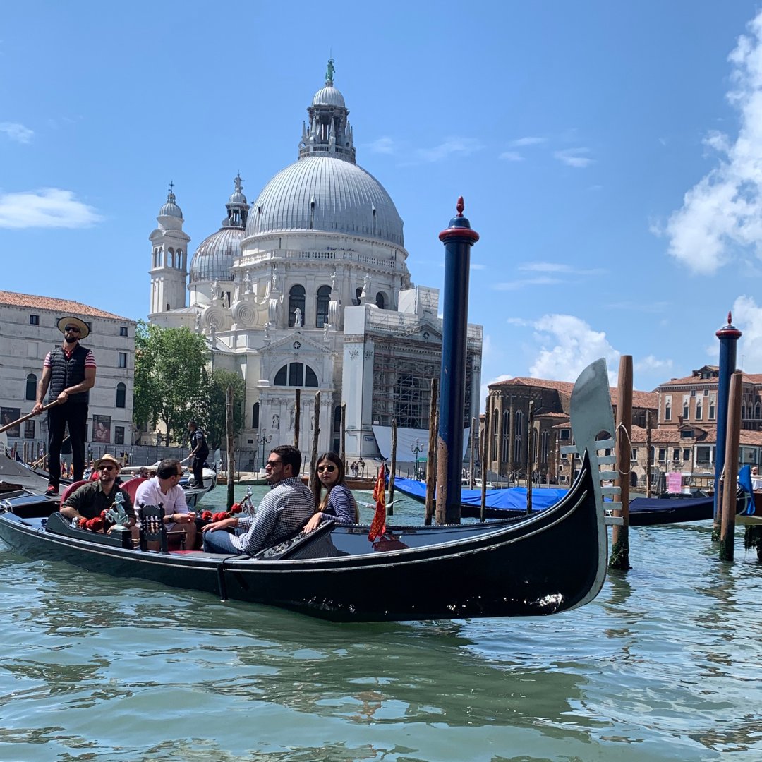 What a stunning day for Tina Dressler! She explored the enchanting city of Venice, taking in the sights of gondolas floating along canals, crossing arched bridges, and admiring majestic palaces and piazzas. #TinaTakesonItaly #studyabroad #MGCC #travel #venice 🚣