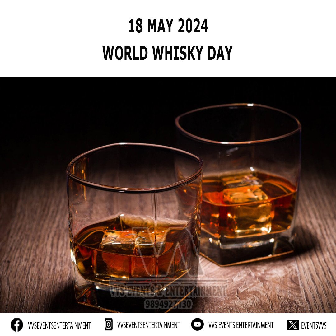 World Whisky Day World Whisky Day 2024 #WorldWhiskyDay #WorldWhiskyDay2024 #WhiskyDay #WhiskyDay2024 facebook.com/VVSEventsEnter… instagram.com/VVSEventsEnter… youtube.com/@VVSEventsEnte… x.com/eventsvvs
