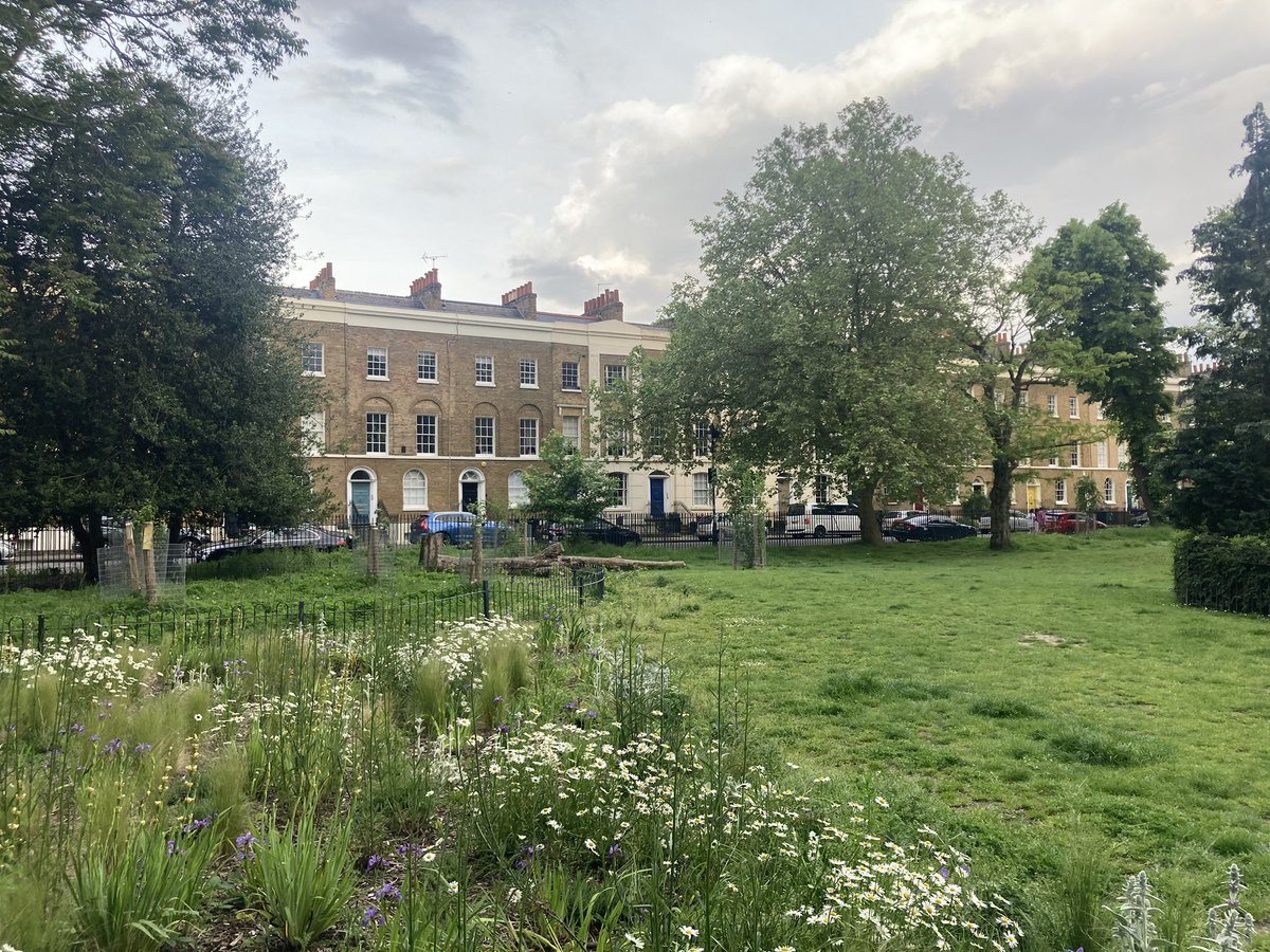 A beautiful evening on Tredegar Square in Mile End. #London