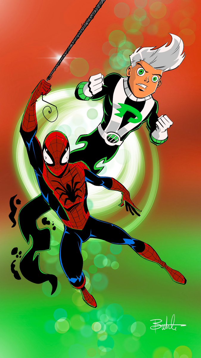 Let’s do this! #dannyphantom #spiderman #butchhartmandraws