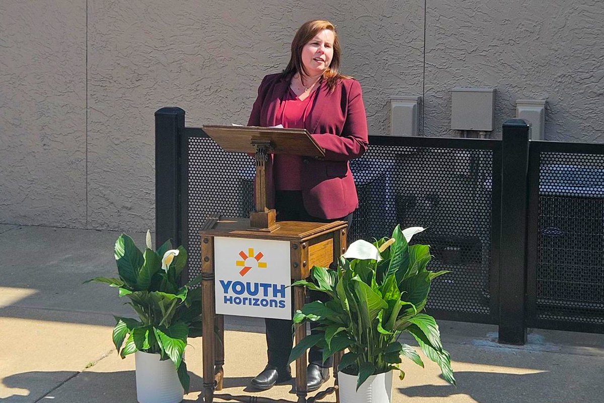 Congratulations to @YouthHorizons, who celebrated a rebranding with a ribbon cutting yesterday. For over 35 years, Youth Horizons has served vulnerable Wichita-area kids and youth in need of additional resources and adult connections.