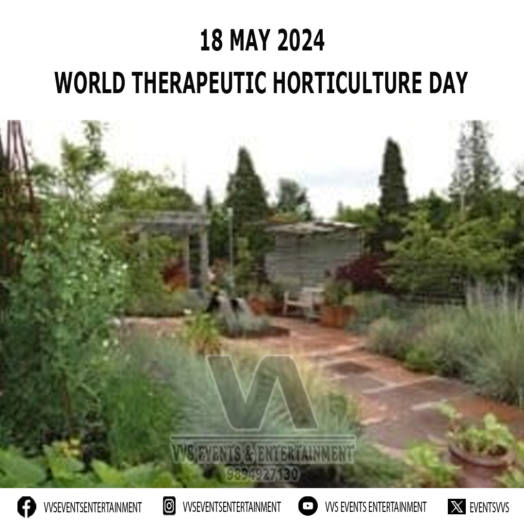 World Therapeutic Horticulture Day #WorldTherapeuticHorticultureDay #WorldTherapeuticHorticultureDay2024 #TherapeuticHorticultureDay #TherapeuticHorticultureDay2024 facebook.com/VVSEventsEnter… instagram.com/VVSEventsEnter… youtube.com/@VVSEventsEnte… x.com/eventsvvs