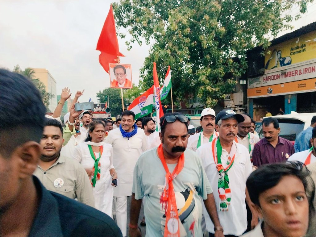 Campaigned for @VarshaEGaikwad from Mumbai North Central Parliament Constituency for the #LokSabhaElections2024 On one hand @BJP4India is trying to create a issue on reservations to misguide Dalits and Adivasis, and on the other the @INCIndia has sent a strong message by