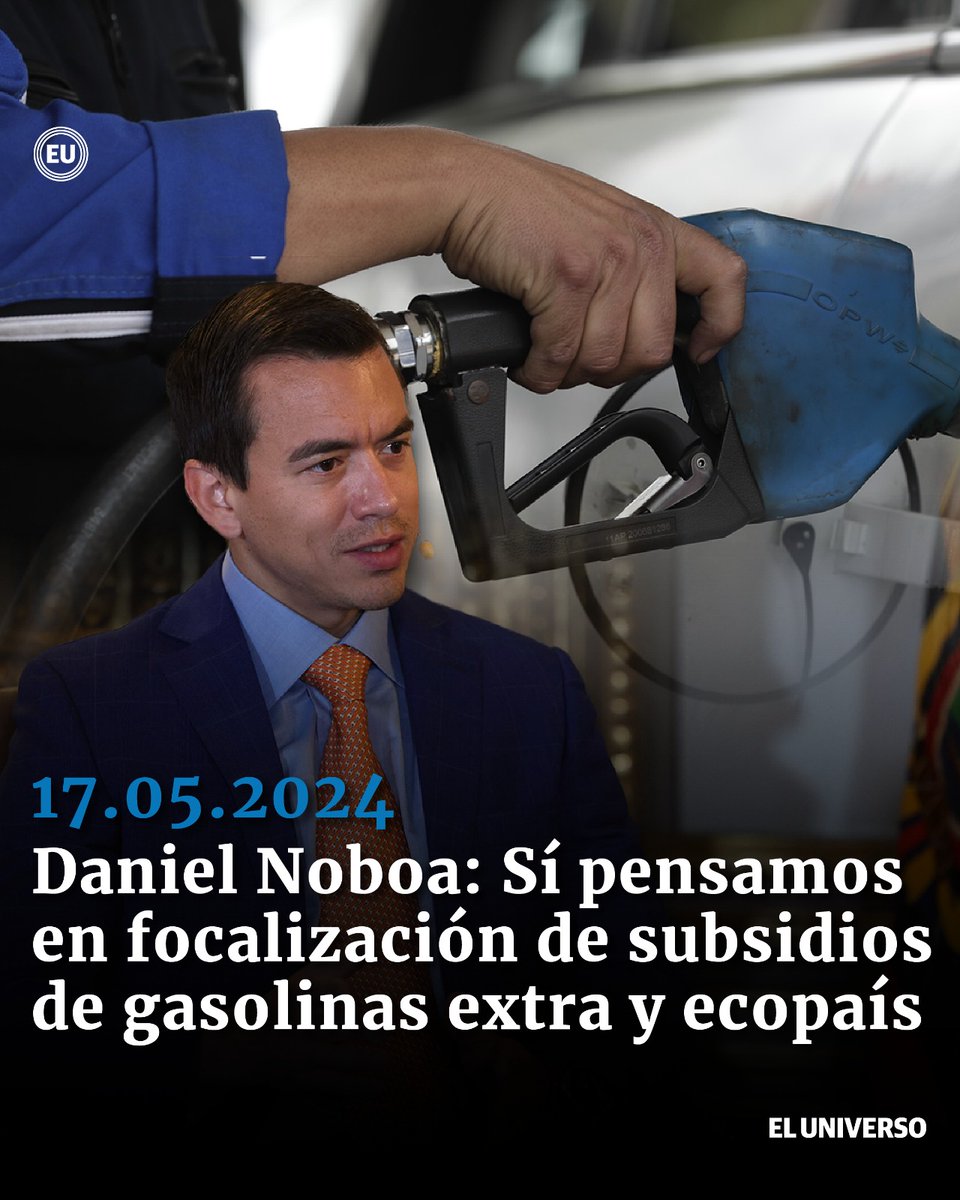 El Gobierno de #DanielNoboa analiza la focalización de los #subsidios a los #combustibles, específicamente el de las #gasolinas extra y ecopaís. La súper ya tiene precio liberado. ow.ly/b33l50RKkoh #Ecuador prevé sistema de bandas para transporte público, rural y taxis