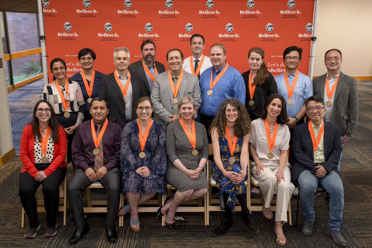 A toast to our excellent faculty! 

Each year, we gather to honor @OregonState educators, whose creativity, commitment, and professional achievements have significantly impacted our world.
 
#GoBeavs #FacultyExcellence