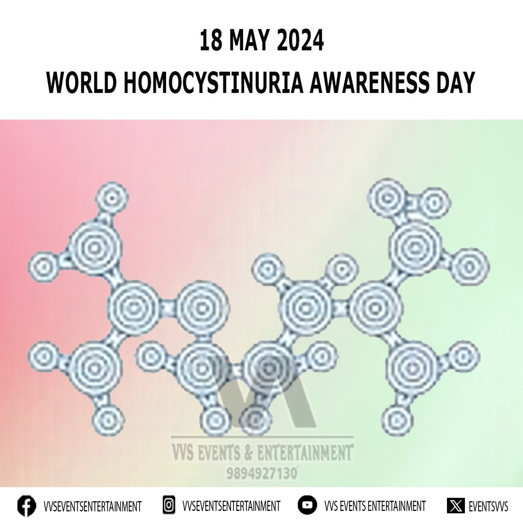 World Homocystinuria Awareness Day #WorldHomocystinuriaAwarenessDay #WorldHomocystinuriaAwarenessDay2024 #HomocystinuriaAwarenessDay #HomocystinuriaAwarenessDay2024 #WHAD #WHAD2024 #WorldHCUDay #WorldHCUDay2024 facebook.com/VVSEventsEnter… instagram.com/VVSEventsEnter…