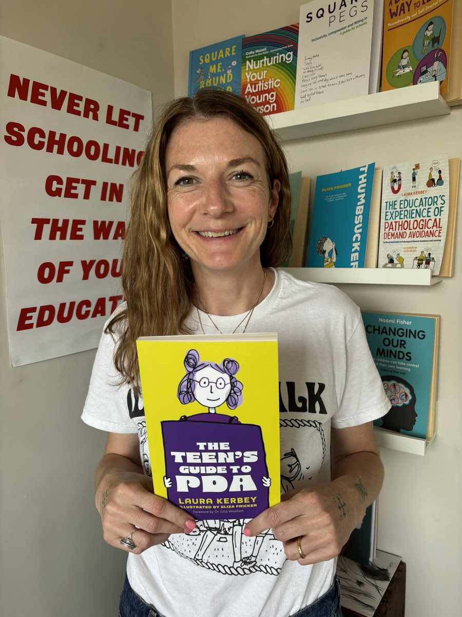 Got my copy! Out June 21st I’m so happy to share the next book I’ve doodled for <a href="/LauraKerbey/">Laura Kerbey</a> ❤️❤️❤️
So much insight and an authentic voice for young people to relate to.
Demand avoidant or not this will be invaluable to every neurodivergent household raising a teen. 
<a href="/JKPBooks/">JKP Books</a>